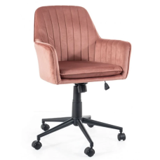 Кресло офисное поворотное Q-886 VELVET античная роза BL.52 OBRQ886VRA Signal