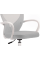 Компьютерное кресло STACEY светло-серое/белый каркас Intarsio