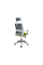 Кресло компьютерное поворотное WIND серое/зеленое/белый каркас Intarsio