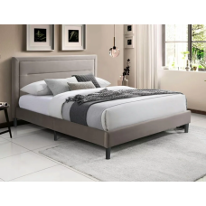 Кровать полуторная MALAGA VELVET 140*200 темный беж / черный BL.40 MALAGAV140CBEC Signal