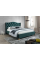 Двуспальная кровать Aspen Velvet 160X200 Зеленый / Дуб ASPENV160ZD Signal