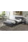 Двуспальная кровать Azurro Velvet 160X200 Серый AZURROV160SZD Signal