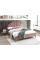 Кровать двуспальная SANTANA VELVET 160x200 ант.роза / дуб BL.52 SANTANAV160RDN Signal