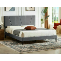 Двуспальная кровать SAVANA VELVET 160X200 Серый TAP.192 SAVANAV160SZ Signal