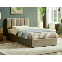 Кровать односпальная MONTREAL VELVET 90X200 Бежевый BLUVEL 28 MONTREALV90BE Signal