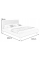 Двуспальная кровать Azurro Velvet 160X200 Серый AZURROV160SZD Signal