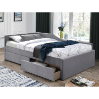 Кровать односпальная ELIOT VELVET 120X200 серый TAP. 142 ELIOTV120SZ Signal