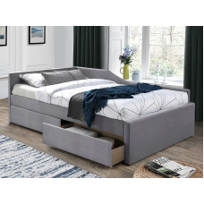 Кровать односпальная ELIOT VELVET 120X200 серый TAP. 142 ELIOTV120SZ Signal