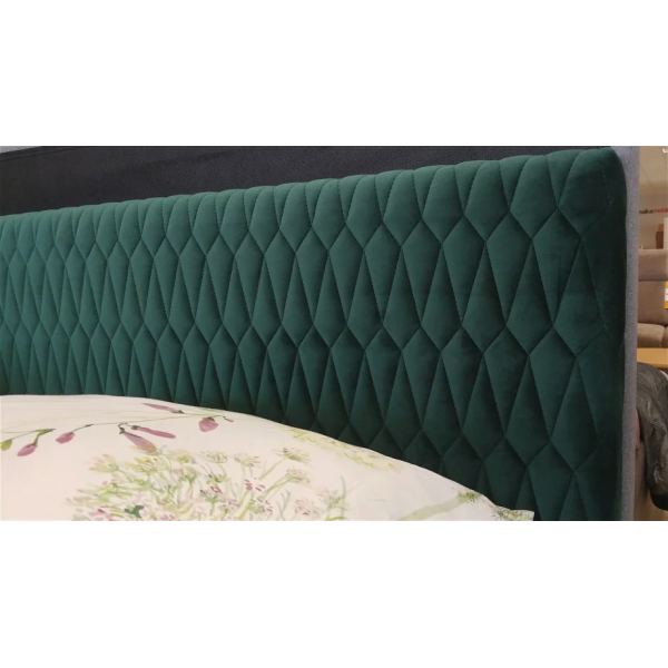 Двуспальная кровать Azurro velvet 160X200 Зеленый AZURROV160ZD Signal