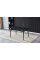 Стол обеденный раскладной BONN CERAMIC 130(180)*80 черный мат/черный каркас Intarsio