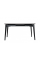 Стол обеденный раскладной BERLIN CERAMIC 140(180)*80 серый мат керамика/черный каркас Intarsio