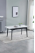 Стол обеденный раскладной BERLIN CERAMIC белый глянець / черный 140(180)X80 Intarsio