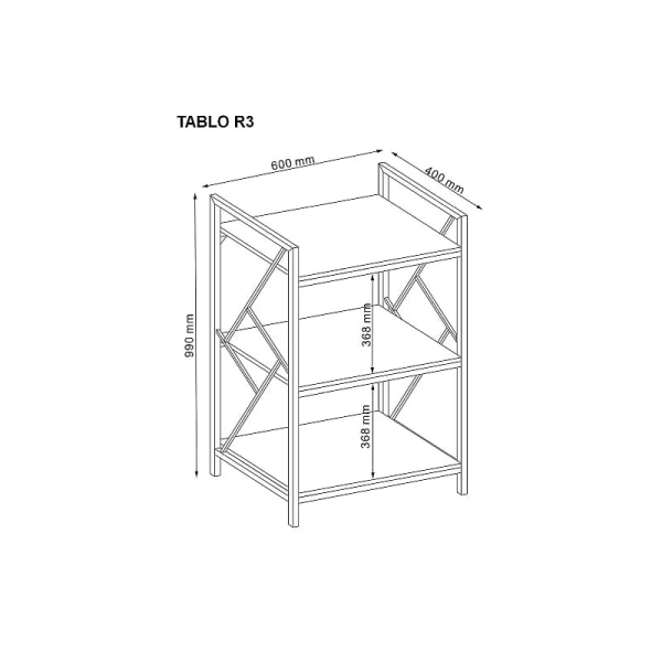Стеллаж Tablo R3 Дуб 99х60 TABLOR3 Signal