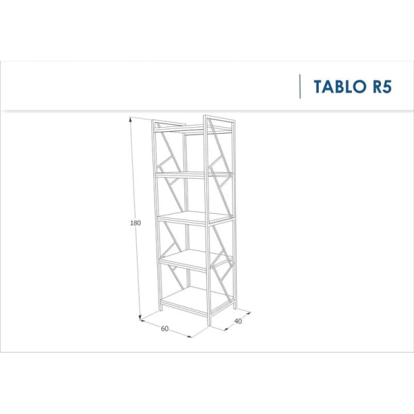 Стеллаж Tablo R5 Дуб 180х60 TABLOR5 Signal
