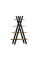 Стеллаж TIPI дуб один / черный 136x80 TIPIDWC Signal