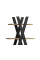 Стеллаж TIPI дуб один / черный 136x80 TIPIDWC Signal