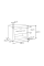 Прикроватная тумба ET-001 VELVET Античная роза ET001VRA Signal
