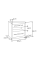 Тумба прикроватная ET-003 VELVET Зеленый ET003VZ Signal