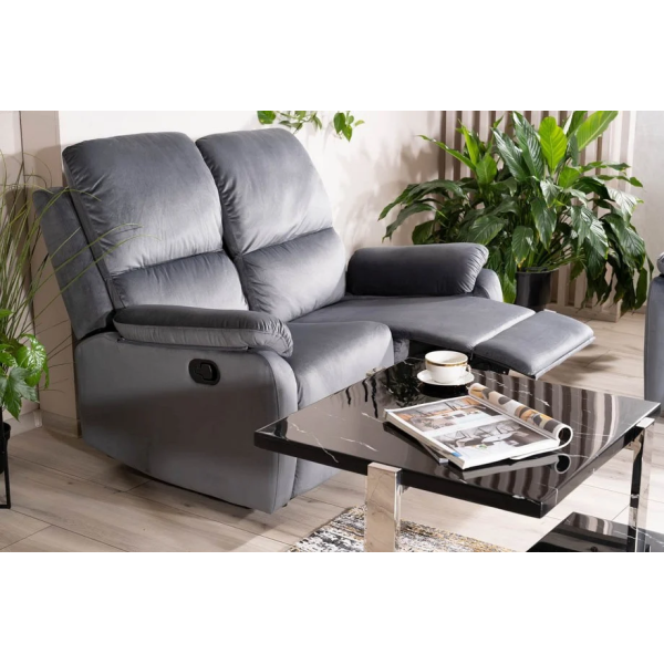 Диван раскладной SPENCER 2 VELVET серая BL.14 SPENCER2VSZ Signal
