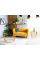 Диван CASTELLO 2 VELVET беж BLUVEL 28 / венге CASTELLO2V28 Signal