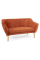 Диван KARO 2 VELVET циномон/бук BL.4215 KARO2V4215BU Signal