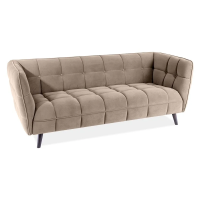 Диван CASTELLO 3 VELVET черный беж/венге BL.40 CASTELLO3V40 Signal