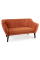 Диван KARO 2 VELVET циномон/венге BL.4215 KARO2V4215W Signal