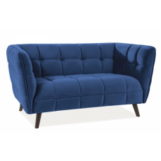 Диван CASTELLO 2 VELVET синий BLUVEL 86 / венге CASTELLO2V86 Signal