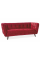 Диван CASTELLO 3 VELVET бордо BLUVEL 59 / венге CASTELLO3V59 Signal