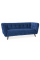 Диван CASTELLO 3 VELVET синий BLUVEL 86 / венге CASTELLO3V86 Signal
