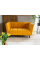 Диван CASTELLO 2 VELVET беж BLUVEL 28 / венге CASTELLO2V28 Signal