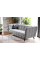 Диван CASTELLO 3 VELVET светло-серая/венге BL.03 CASTELLO3V03 Signal