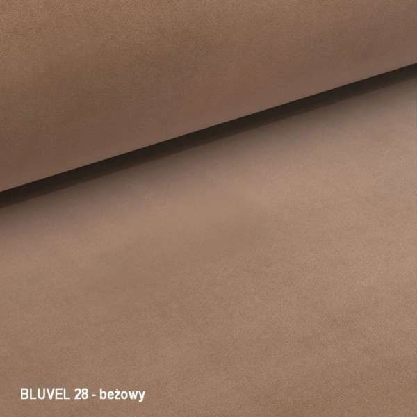 Диван MOLLY 2 VELVET беж BLUVEL 28 / венге (T) MOLLY2V28BE Signal