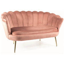 Диван CAMELLIA 2 VELVET Античный розовый BLUEVEL 52 / Золото CAMELLIAV2RAZL Signal