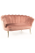 Диван CAMELLIA 2 VELVET Античный розовый BLUEVEL 52 / Золото CAMELLIAV2RAZL Signal