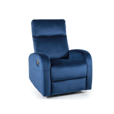 Кресло раскладное OLIMP VELVET синее BL.86 OLIMPVGR Signal