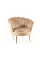 Кресло CAMELLIA 1 VELVET Беж BLUVEL 28 / Золотой CAMELLIAV1BEZL Signal