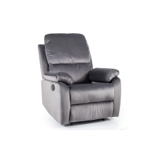 Кресло раскладное SPENCER 1 VELVET серое BL.14 SPENCER1VSZ Signal