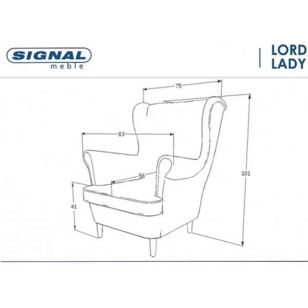 Кресло Lord Цветы LORDCWM82 Signal