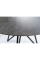 Стол обеденный MURANO серый матовый /черный каркас д.120 MURANOSZCFI120 Signal