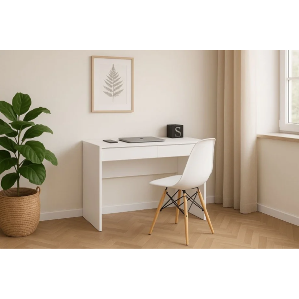 Компьютерный стол YOUNG B 100х50 Белый Intarsio