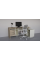 Письменный стол CONNECT 2 R SK 180×78 см. Стоун беж Intarsio