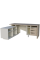 Письменный стол CONNECT 1 L SK 190×78 см. Стоун беж Intarsio