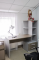 Компьютерный стол Dexter Серый Униколор / Дуб Сонома Трюфель правый Intarsio