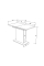 Стол обеденный раскладной обеденный Stoun 100(135)x60 см Белая Аляска / Индастриал Intarsio