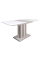 Стол обеденный раскладной LAMAR D/G 80x140(180) Дуб крафт белый / Глиняный серый Intarsio