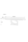 Стол OVIDIO CERAMIC 160(240)*90 белый дуб/черный каркас Intarsio