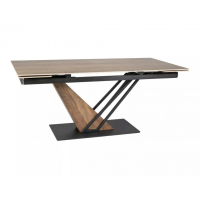 Стол обеденный раскладной GENESIS LEGNO 160(220)*90 дуб / черный / дуб GENESISD160 Signal