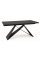 Стол обеденный раскладной WESTIN CERAMIC 160(240)*90 черный SAHARA NOIR/черный мат WESTINCCC160 Signal