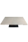 Стол FERNANDO CERAMIC 180(240)*90 травертин мат/тёмный орех Intarsio